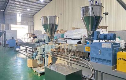 Engineering plastic extrusion line